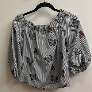 Strapless going out shirt